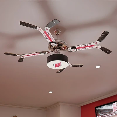 New Jersey Devils Team Double Stick Ceiling Fan