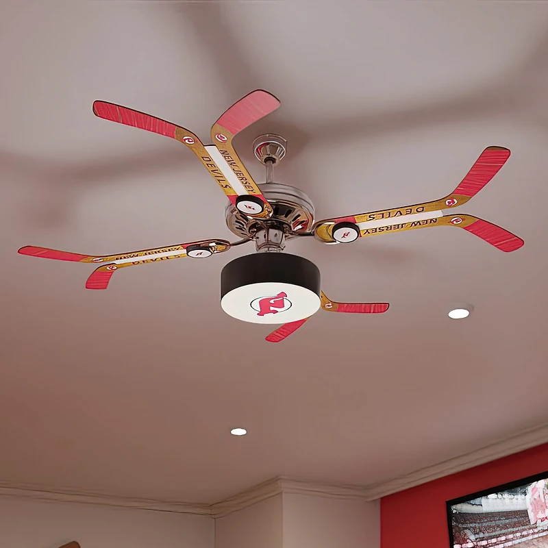 New Jersey Devils Double Stick Home Ceiling Fan