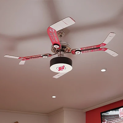 New Jersey Devils Split Stick Team Home Ceiling Fan