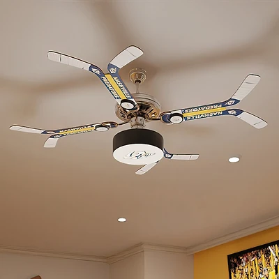 Nashville Predators Double Stick Team Home Ceiling Fan
