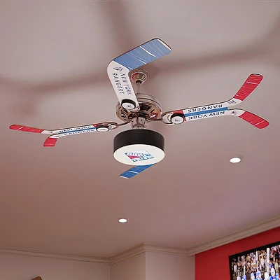 New York Rangers Team Split Stick Ceiling Fan
