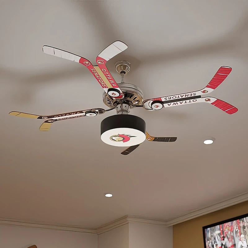 Ottawa Senators Mismatched Double Stick Ceiling Fan