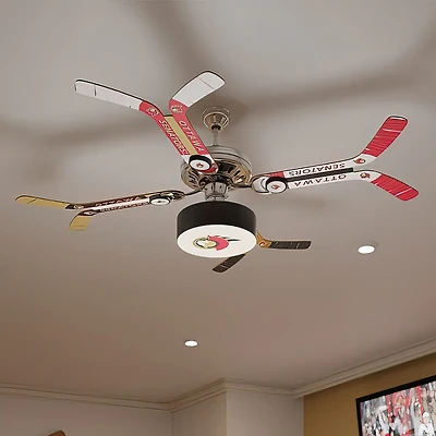 Ottawa Senators Mismatched Double Stick Ceiling Fan
