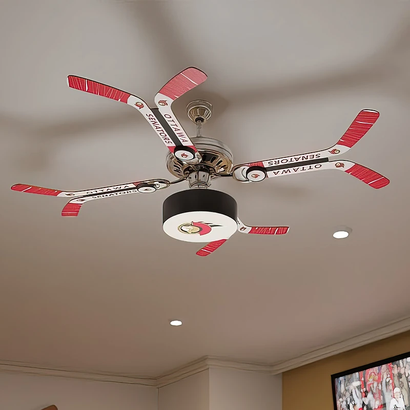 Ottawa Senators Team Double Stick Ceiling Fan