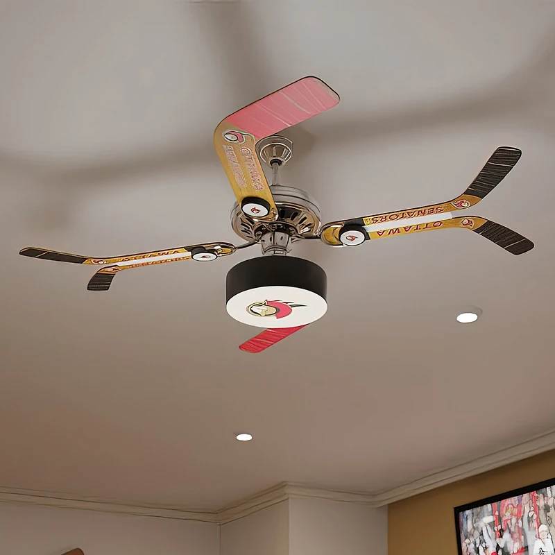 Ottawa Senators Split Stick Home Ceiling Fan