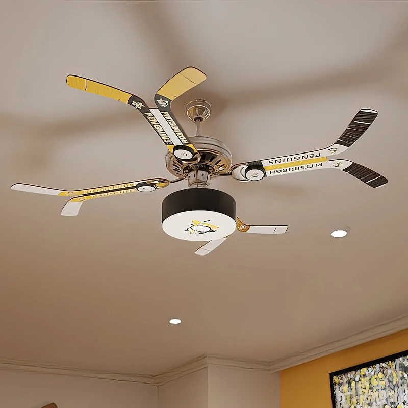 Pittsburgh Penguins Mismatched Double Stick Ceiling Fan