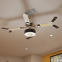Pittsburgh Penguins Team Split Stick Ceiling Fan