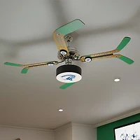 Vancouver Canucks Split Stick Home Ceiling Fan