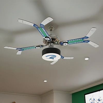 Vancouver Canucks Double Stick Team Home Ceiling Fan