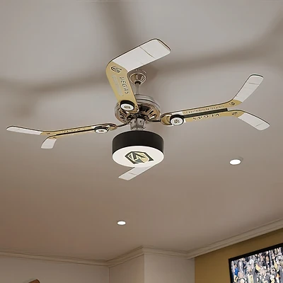 Vegas Golden Knights Split Stick Team Home Ceiling Fan