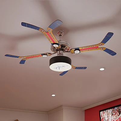 Washington Capitals Double Stick Home Ceiling Fan