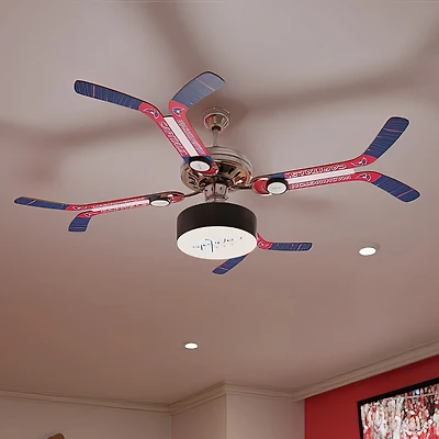 Washington Capitals Double Stick Team Home Ceiling Fan