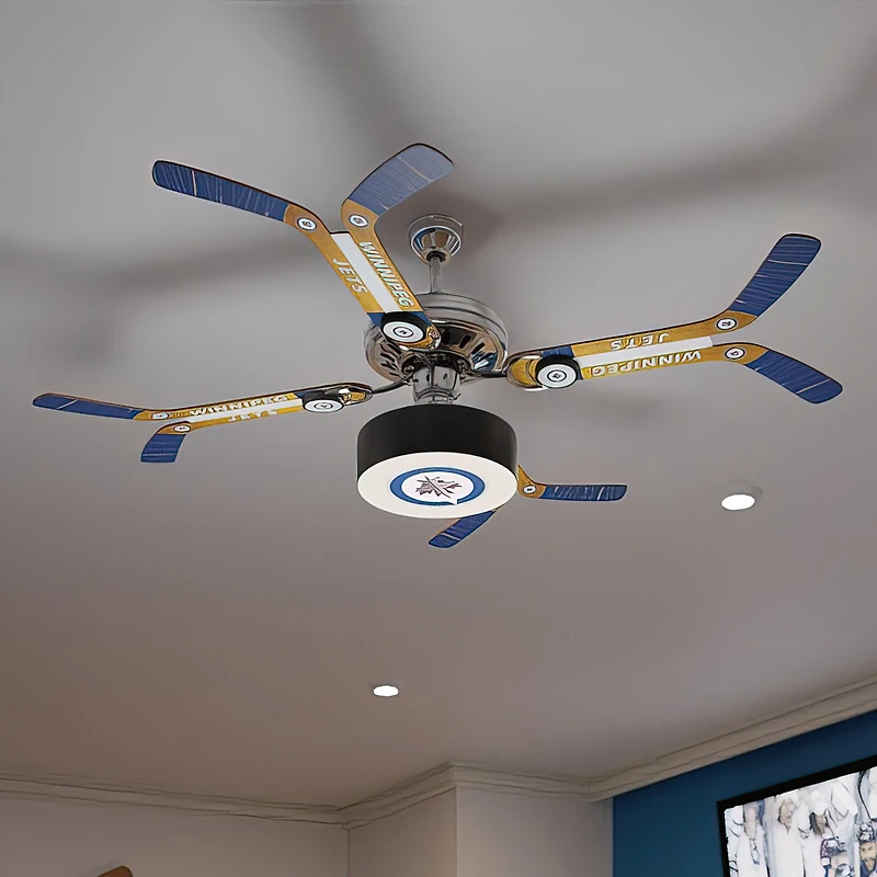 Winnipeg Jets Double Stick Home Ceiling Fan