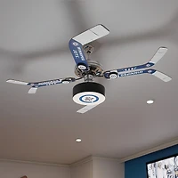 Winnipeg Jets Split Stick Team Home Ceiling Fan