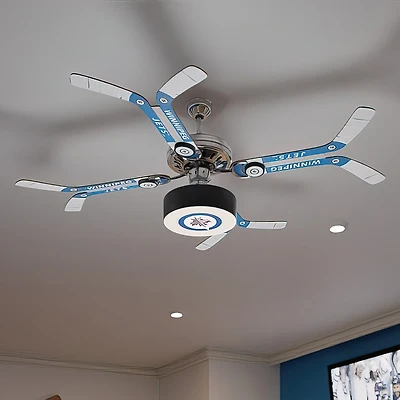 Winnipeg Jets Double Stick Team Ceiling Fan