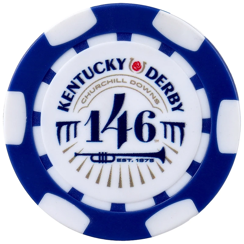 Ahead Blue Kentucky Derby 146 Poker Chip