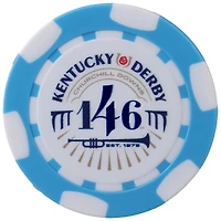 Ahead Light Blue Kentucky Derby 146 Poker Chip