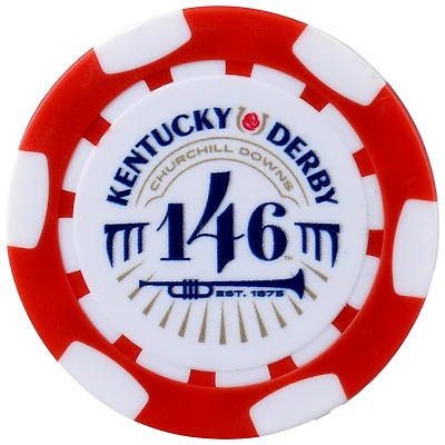 Ahead Red Kentucky Derby 146 Poker Chip