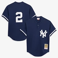Men's Mitchell & Ness Derek Jeter Navy New York Yankees Authentic Batting Practice Jersey