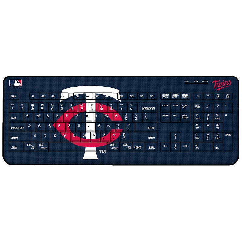 Minnesota Twins Team Logo Wireless Keyboard