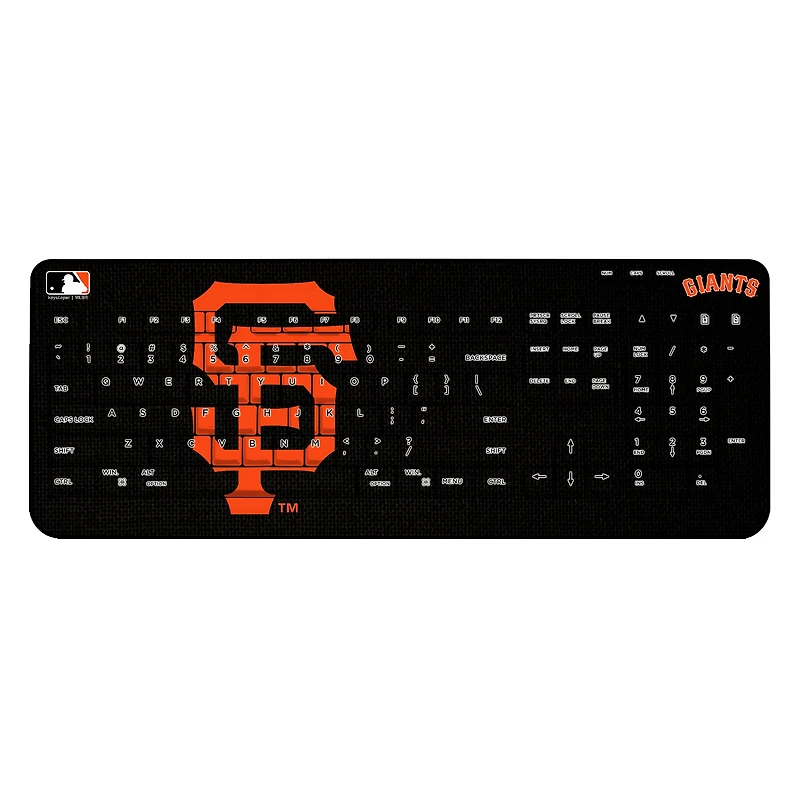 San Francisco Giants Team Logo Wireless Keyboard