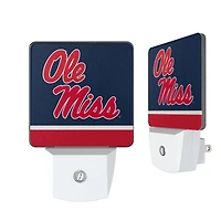 Ole Miss Rebels Stripe Design Nightlight 2-Pack