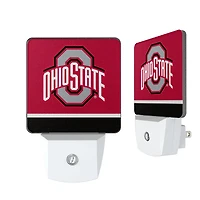 Ohio State Buckeyes Stripe Design Nightlight 2-Pack