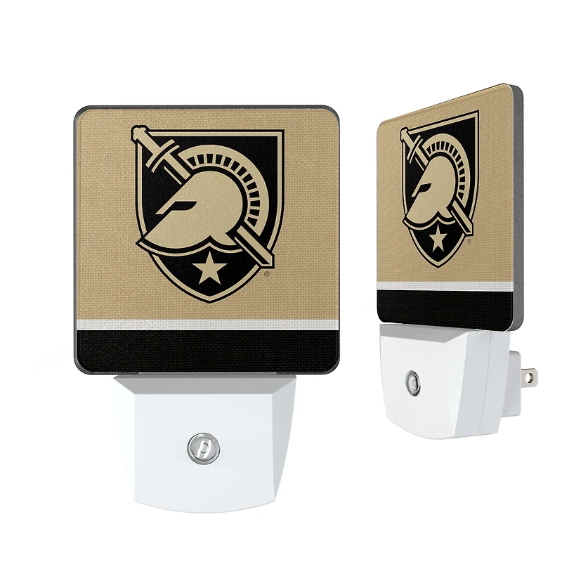 Army Black Knights Stripe Design Nightlight 2-Pack