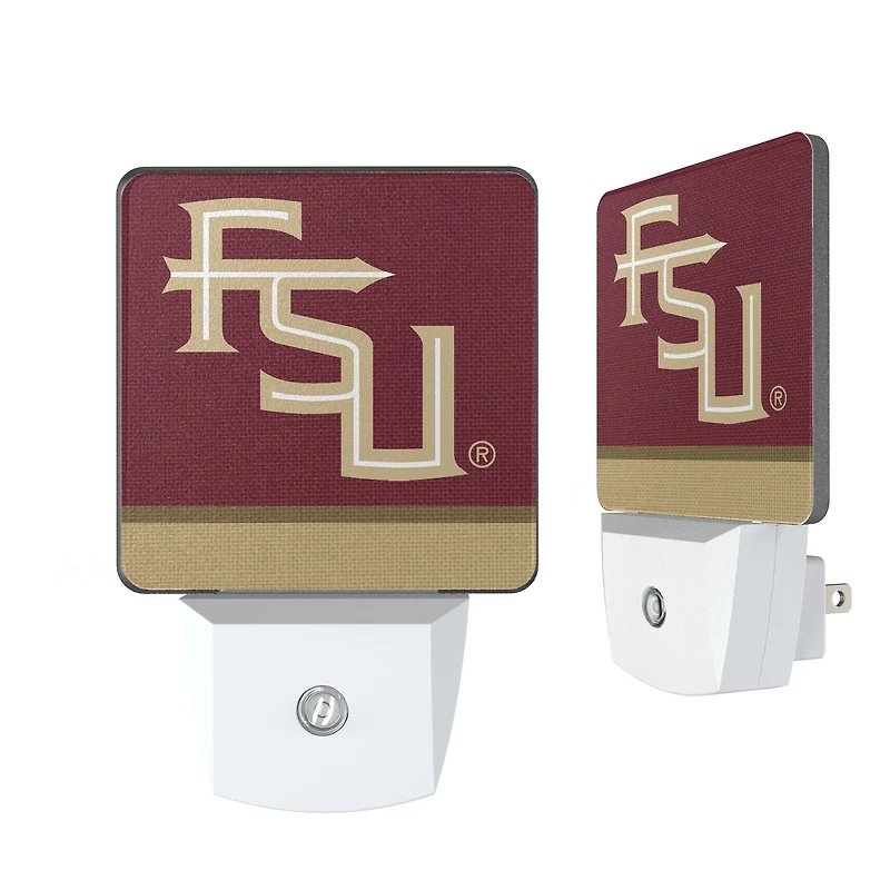 Florida State Seminoles Stripe Design Nightlight 2-Pack