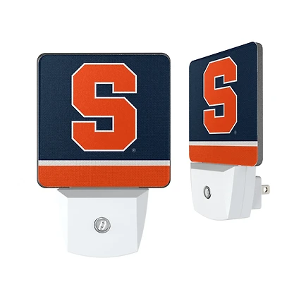 Syracuse Orange Stripe Design Nightlight 2-Pack