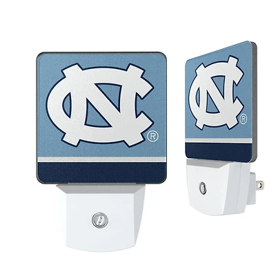 North Carolina Tar Heels Stripe Design Nightlight 2-Pack