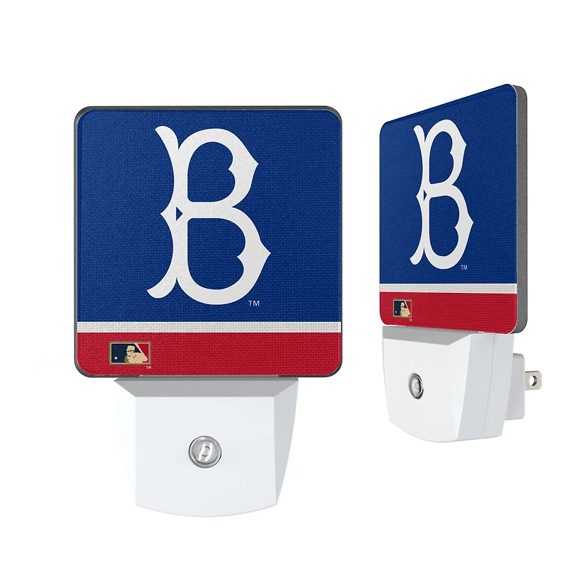 Brooklyn Dodgers Stripe Design Nightlight 2-Pack