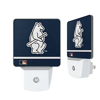 Chicago Cubs Stripe Design Nightlight 2-Pack