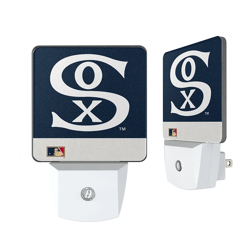 Chicago White Sox Stripe Design Nightlight 2-Pack