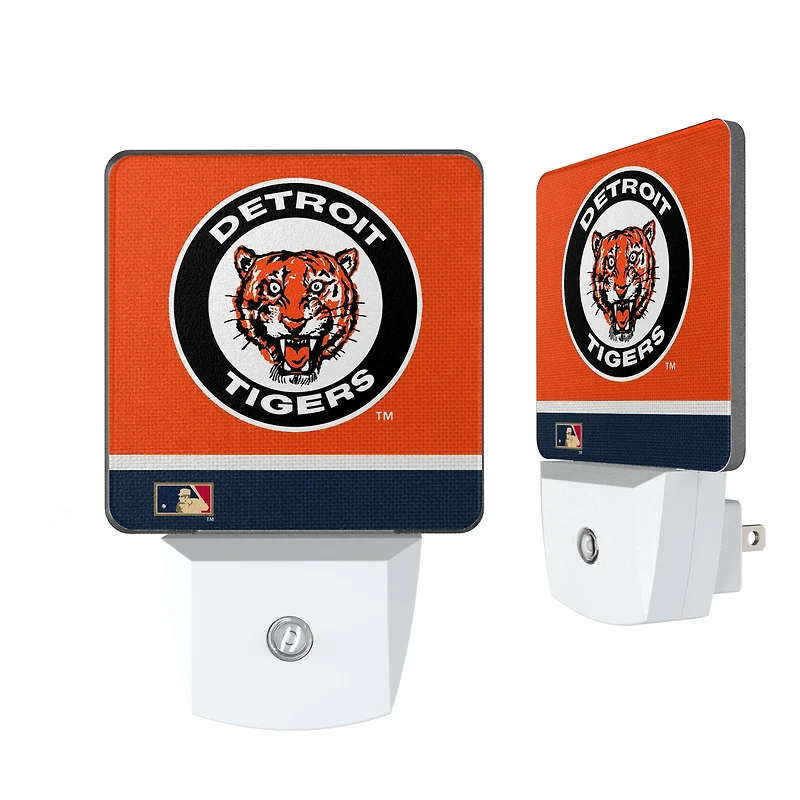 Detroit Tigers Stripe Design Nightlight 2-Pack