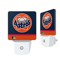 Houston Astros Stripe Design Nightlight 2-Pack