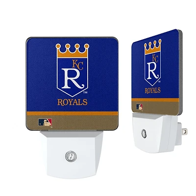 Kansas City Royals Alternate Logo Stripe Design Nightlight 2-Pack