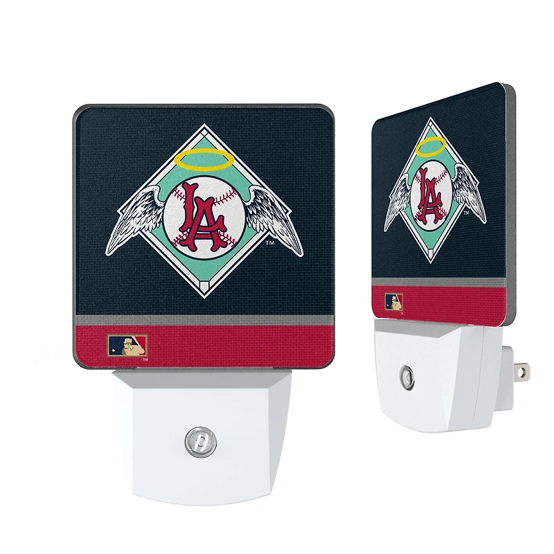Los Angeles Angels Stripe Design Nightlight 2-Pack