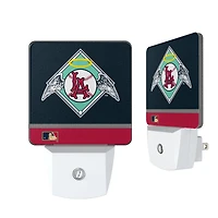 Los Angeles Angels Stripe Design Nightlight 2-Pack