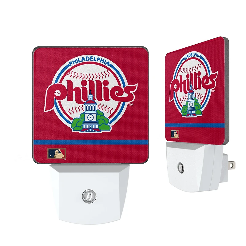 Philadelphia Phillies Alternate Logo Stripe Design Nightlight 2-Pack
