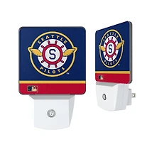 Seattle Pilots Stripe Design Nightlight 2-Pack