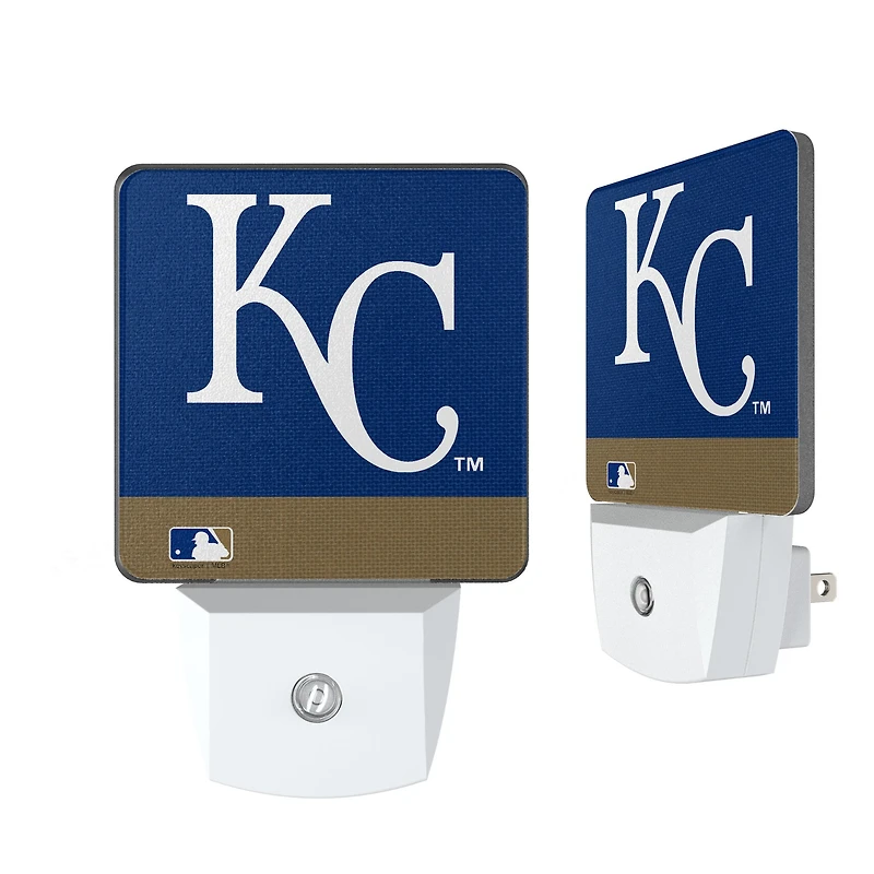 Kansas City Royals Stripe Design Nightlight 2-Pack