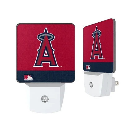 Los Angeles Angels Primary Logo Stripe Design Nightlight 2-Pack