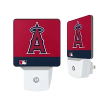 Los Angeles Angels Primary Logo Stripe Design Nightlight 2-Pack