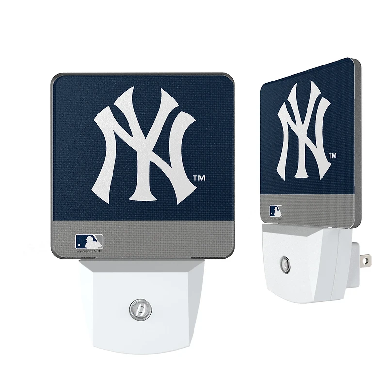 New York Yankees Stripe Design Nightlight 2-Pack