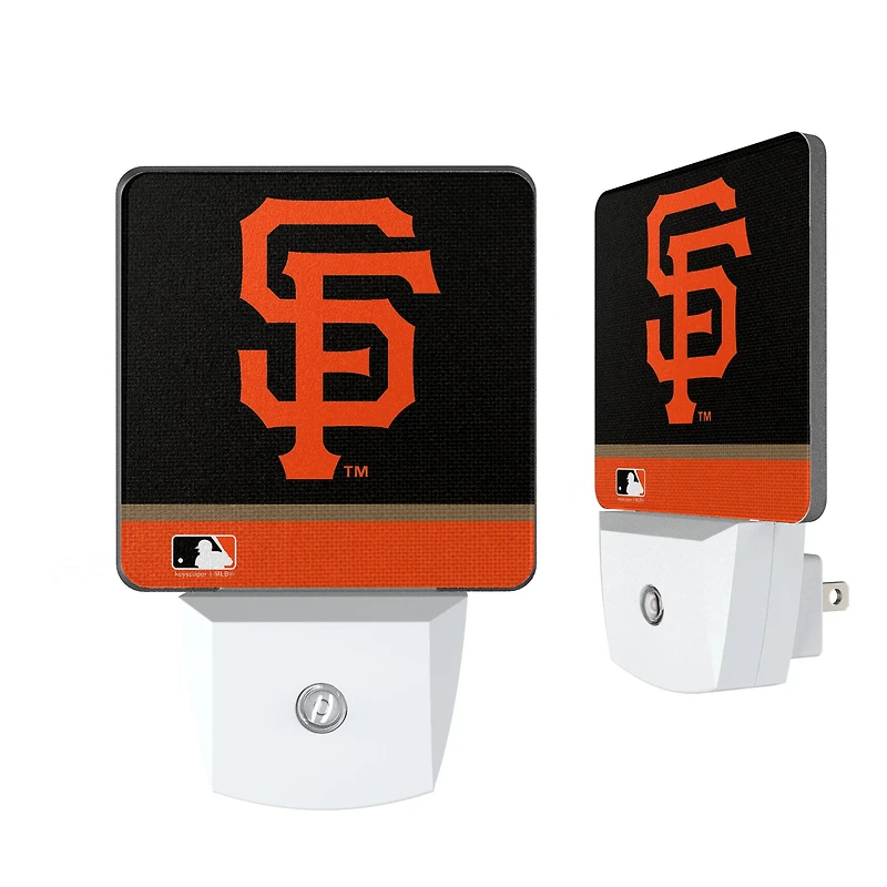 San Francisco Giants Stripe Design Nightlight 2-Pack