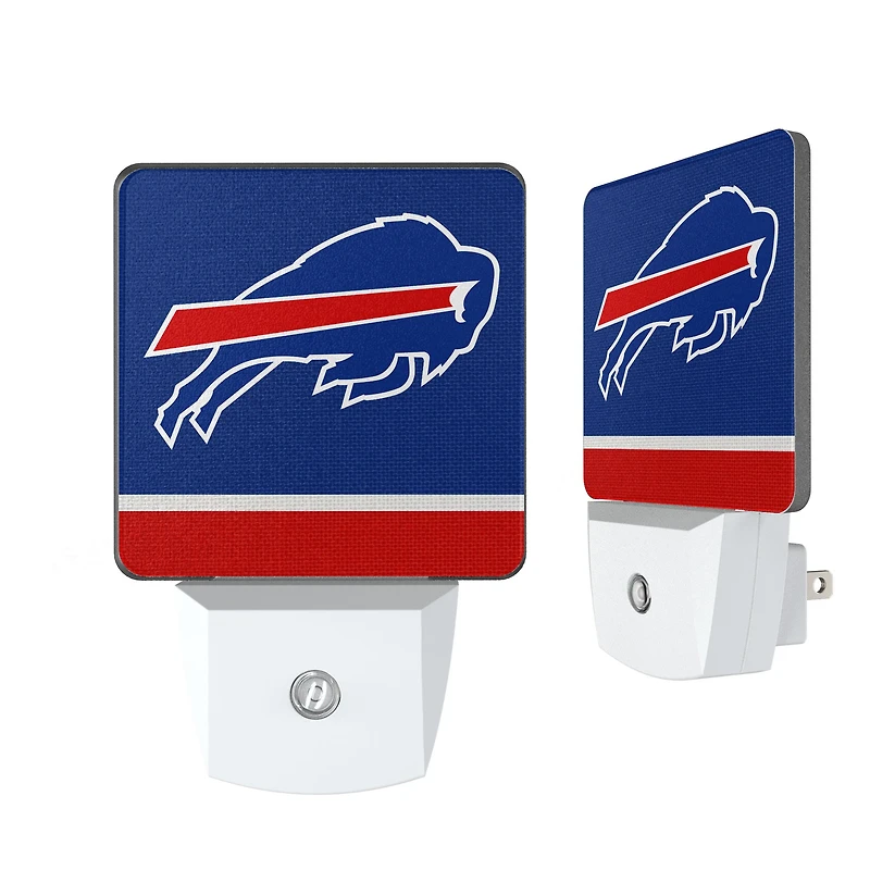Buffalo Bills Stripe Design Nightlight 2-Pack