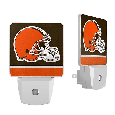 Cleveland Browns Stripe Design Nightlight 2-Pack
