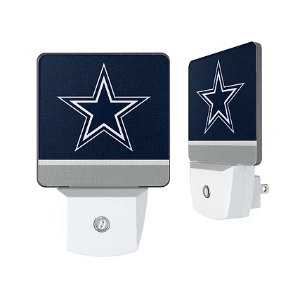 Dallas Cowboys Stripe Design Nightlight 2-Pack