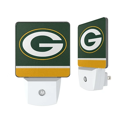 Green Bay Packers Stripe Design Nightlight 2-Pack